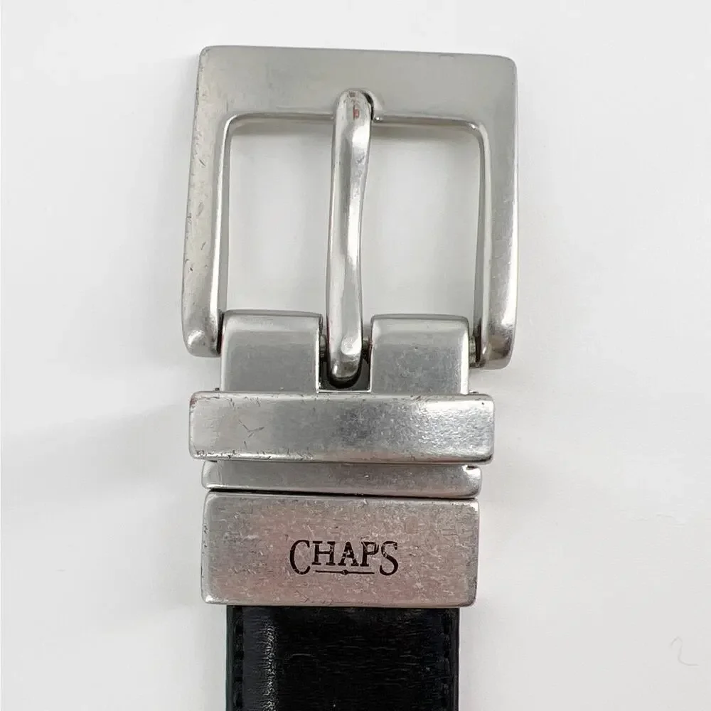 Chaps reversible leather belt